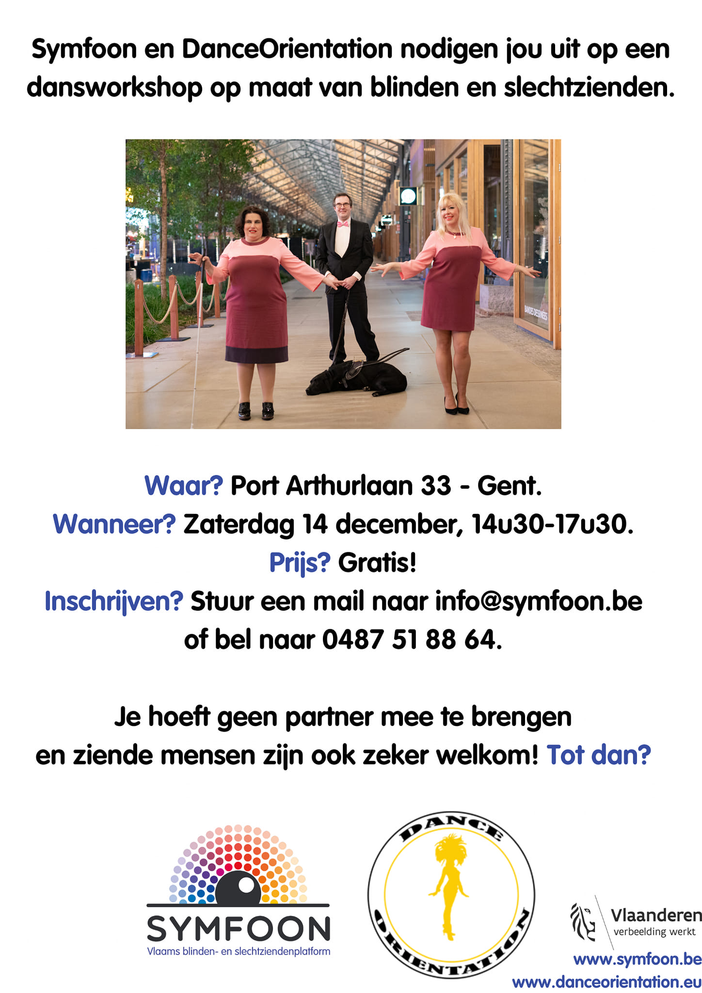 foto1: flyer van het event in Gent